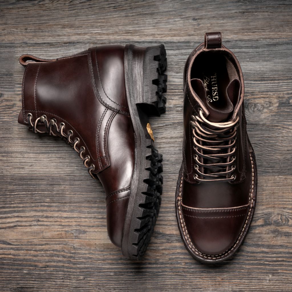 Challenger Brown CXL Leather Boots - Reinforced Heel Counter & Precision Double-Row Stitching Detail