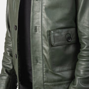 Columbus Leather Bomber Jacket – alternate product view 6
