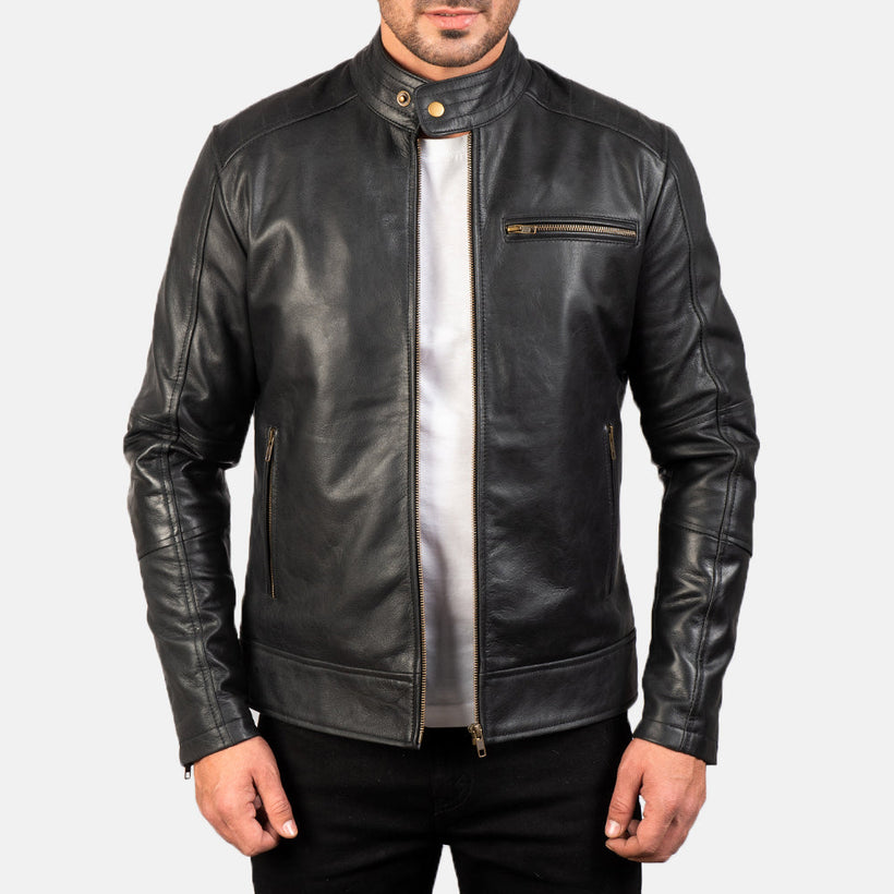 Dean Black Biker Jacket