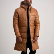 
Floyd Coat Tan Puffer Jacket – alternate product view 1