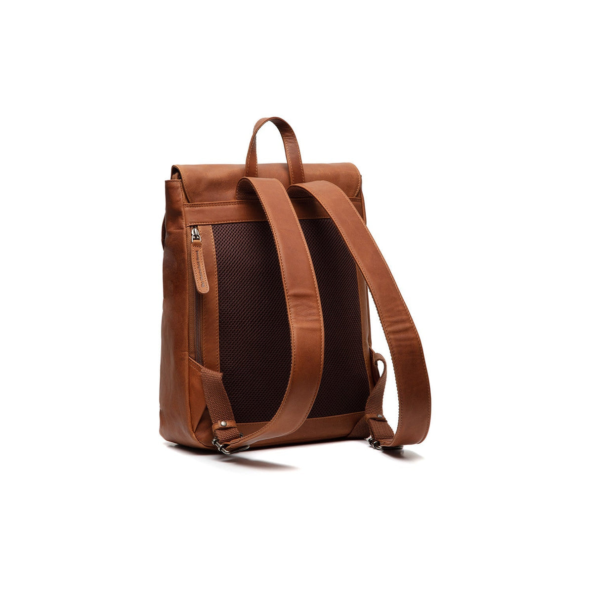 
Cognac Leather Backpack Vermont, detail view 5