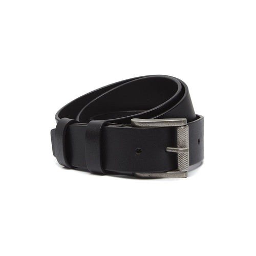 Aayden Full-Grain Leather Belt in Classic 100% Full-Grain Leather - Full Exterior Front Profile View | Buy Online