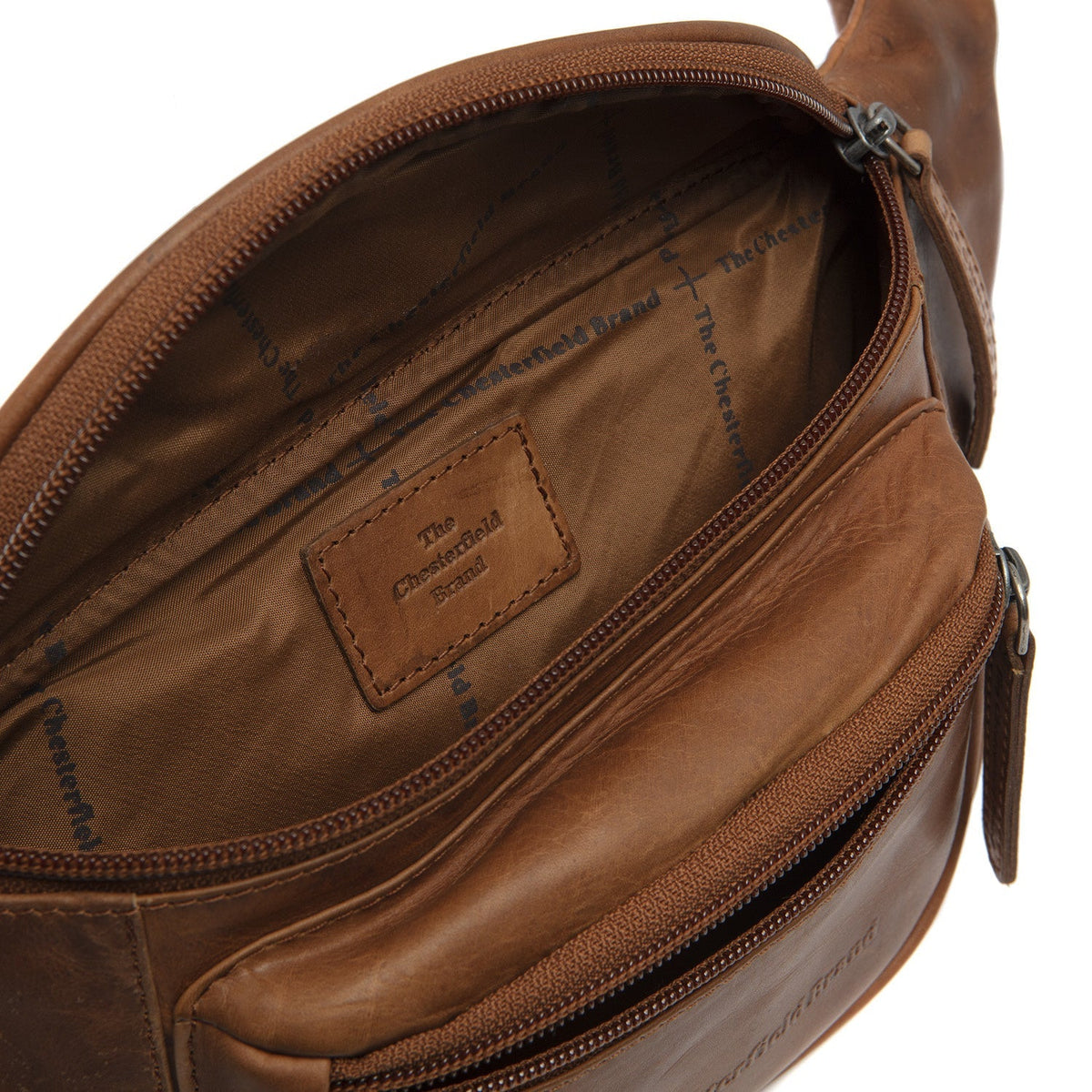 
Cognac Leather Belt Bag Jack, detail view 1