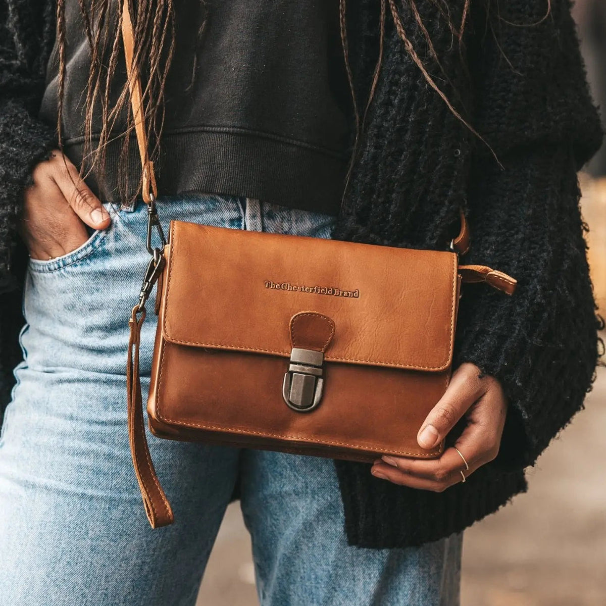
Lucca Full-Grain Leather Crossbody Bag – alternate product view 2