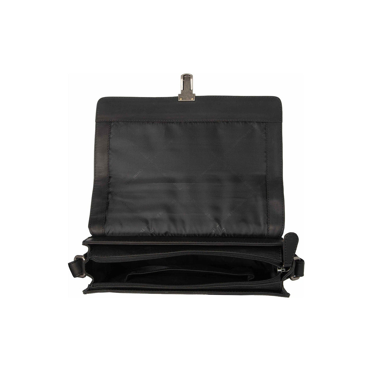 
Interior View Showing Dedicated Padded Laptop Sleeve & Multi-Compartment Organization