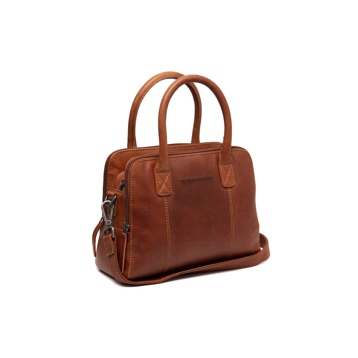 
Tailored Rib Cuffs & Hem Craftsmanship Construction Detail on Ezra Full-Grain Leather Handbag