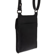 
Tailored Rib Cuffs & Hem Craftsmanship Construction Detail on Nebra Full-Grain Leather Phone Bag
