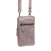 
Salta Full-Grain Leather Phone Bag in Classic 100% Full-Grain Leather - Front Profile View & Tailored Silhouette | Buy Online