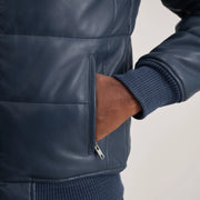 Lucas Leather Bomber Jacket – alternate product view 6