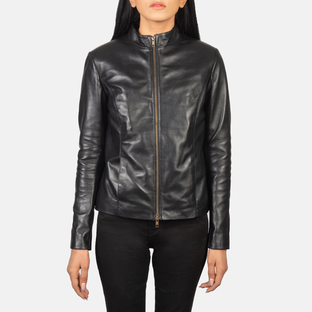 Rumella Leather Biker Jacket – alternate product view 4